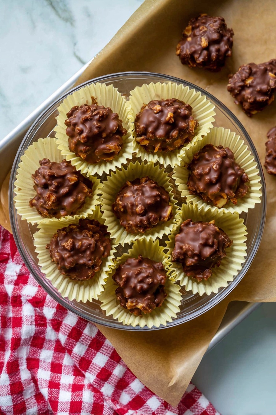 Christmas Cornflake Crackles - Serving Suggestion